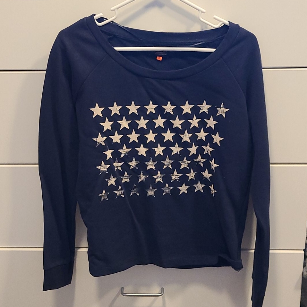 Only Essentials Navy Star Sweatshirt